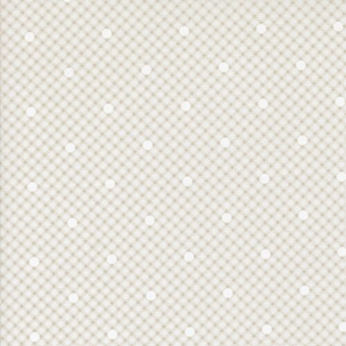 18784 11 Gingham and Dots Off White, Memory Lane by Brenda Riddle Designs