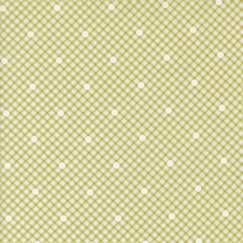 18784 27 Gingham and Dots Leaf, Memory Lane by Brenda Riddle Designs