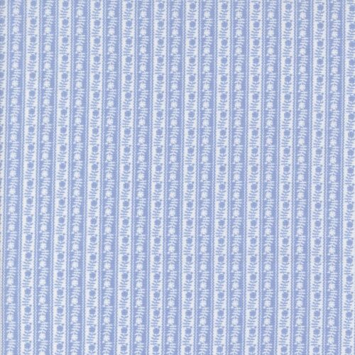 18785 15 Ric Rac Stripe Blue, Memory Lane by Brenda Riddle Designs