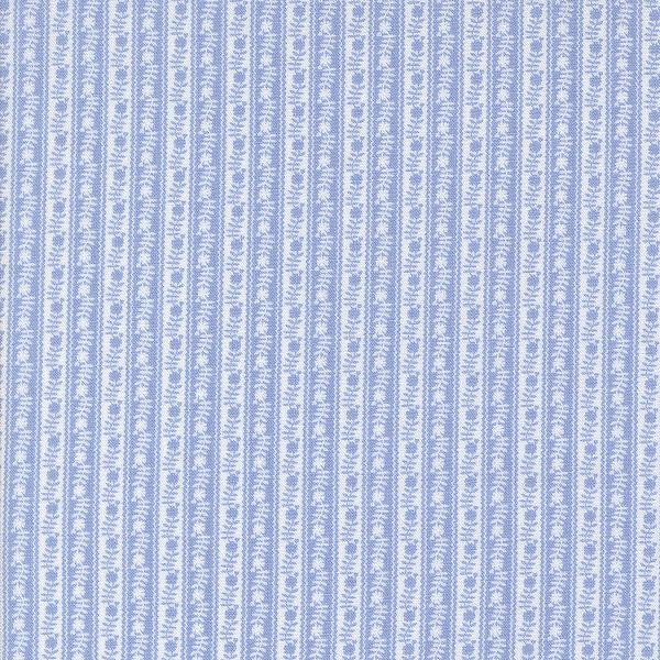 18785 15 Ric Rac Stripe Blue, Memory Lane by Brenda Riddle Designs