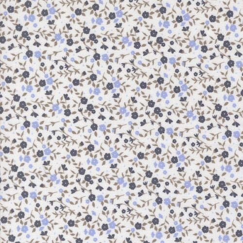 43205 25 Tiny Floral Toss Cloud Indigo, Sun Drenched by Sweetfire