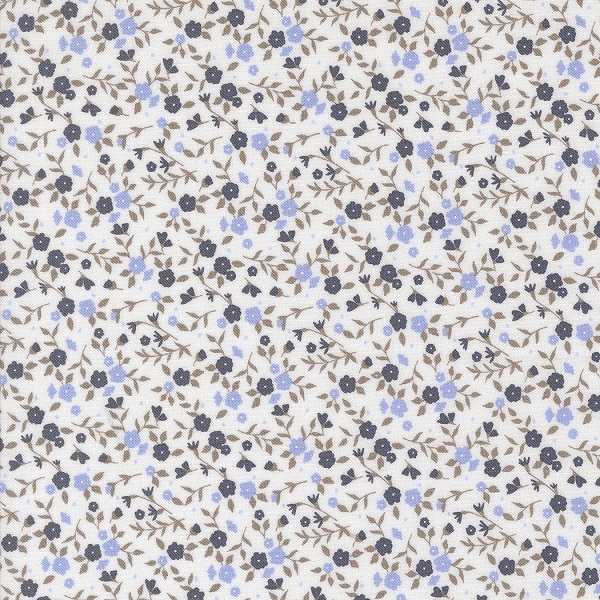 43205 25 Tiny Floral Toss Cloud Indigo, Sun Drenched by Sweetfire