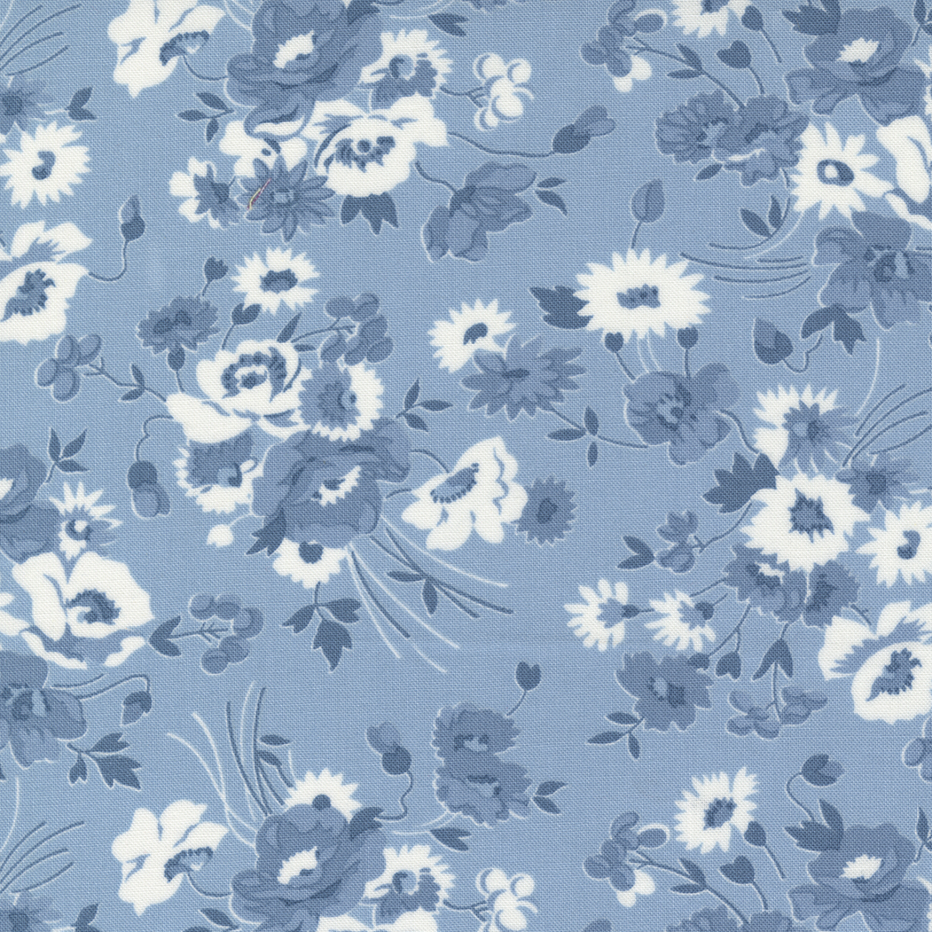 55260 24 Somerset Florals Light Blue, Nantucket Summer by Camille Roskelley