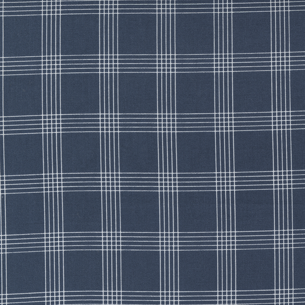 55262 13 Plaid Navy, Nantucket Summer by Camille Roskelley