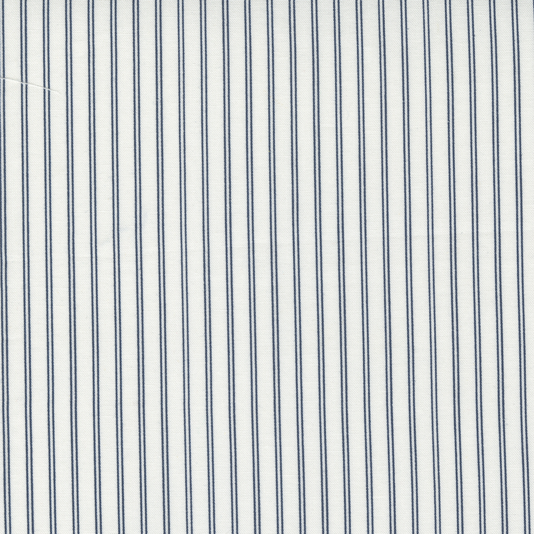 55267 11 Stripe Cream Navy, Nantucket Summer by Camille Roskelley
