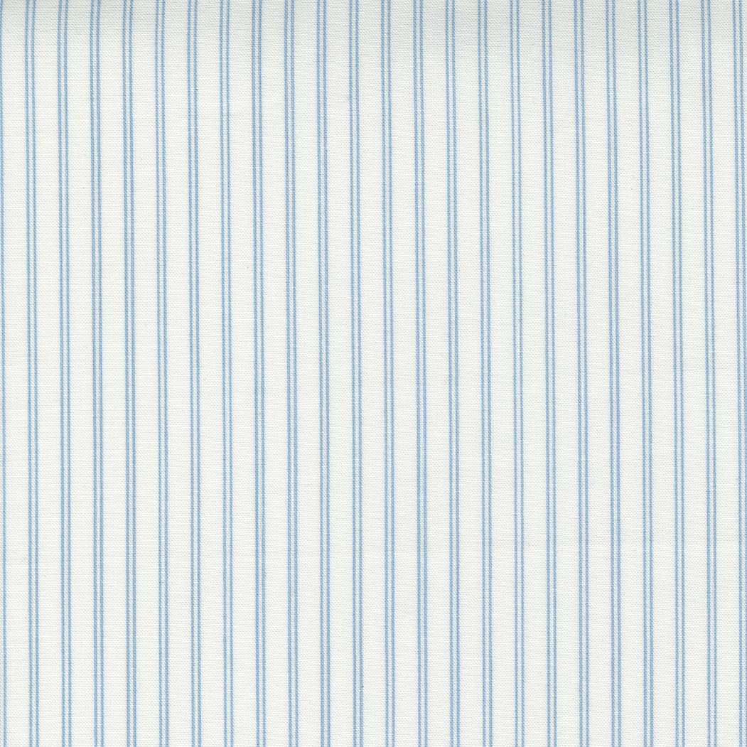55267 24 Stripe Cream Blue, Nantucket Summer by Camille Roskelley