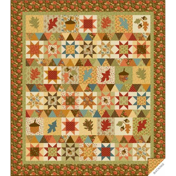 Autumn Stroll Quilt Kit, Autumn Woods by Renee Nanneman Autumn Stroll Quilt Kit, Autumn Woods by Renee Nanneman