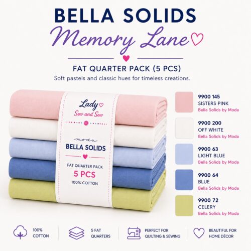 Bella Solids Memory Lane Fat Quarter Pack