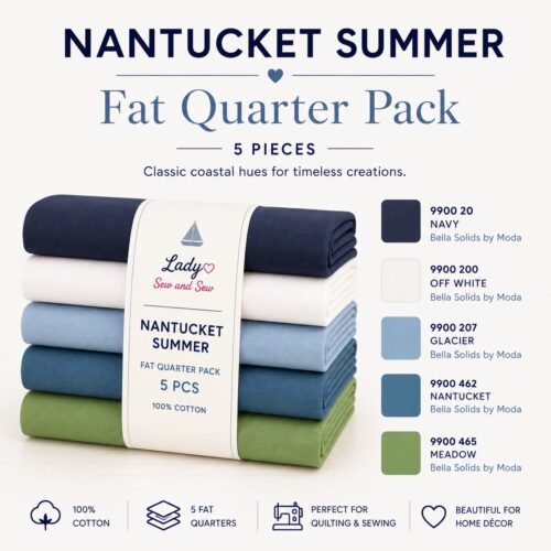 Bella Solids Nantucket Summer Fat Quarter Pack