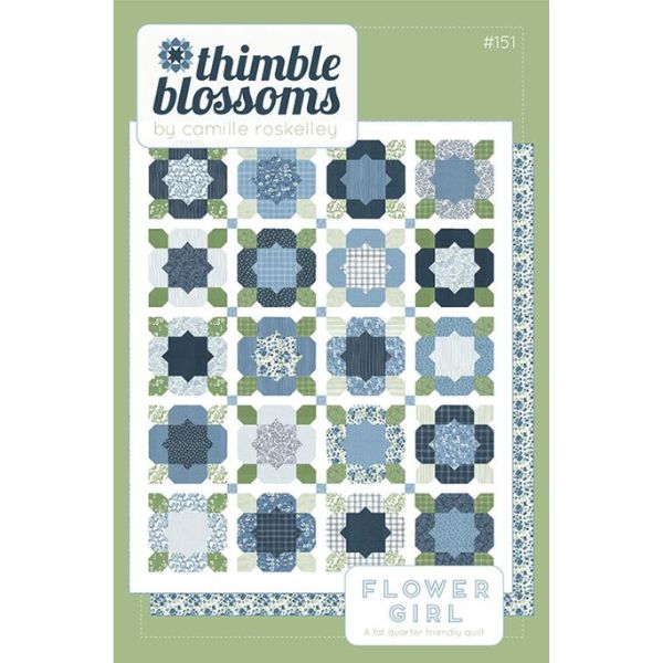 Flower Girl Quilt Kit, Nantucket Summer by Camille Roskelley Pattern