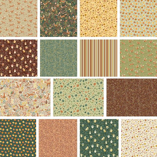 Hello Autumn Fat Quarter Pack by Makower