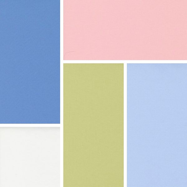 Memory Lane Bella Solids Fat Quarter Pack by Brenda Riddle Designs