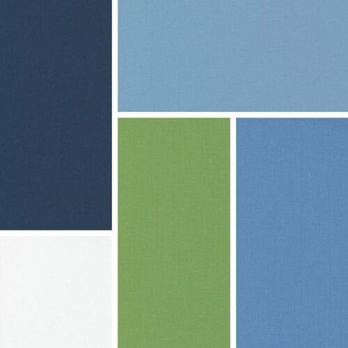 Nantucket Summer Bella Solids Fat Quarter Pack by Camille Roskelley