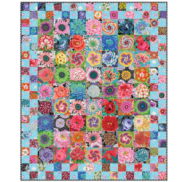 Seed Packets Quilt Kit 2025 Bold Blooms, Kaffe Fassett