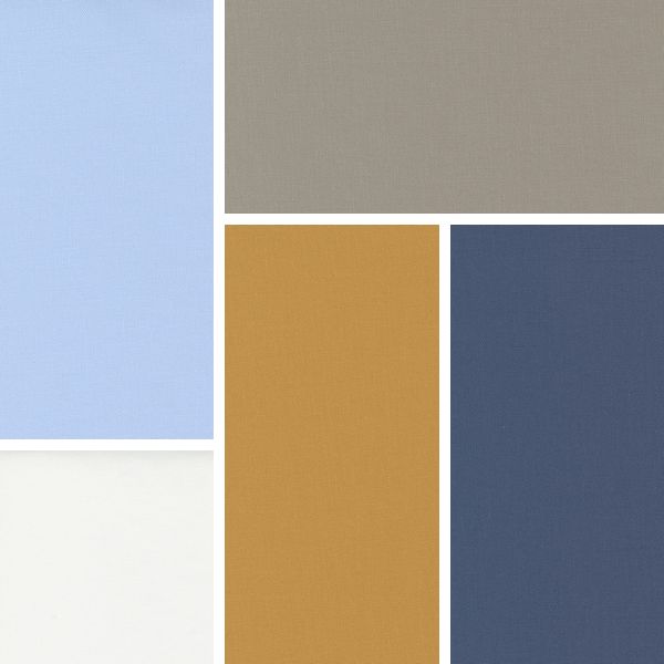 Sun Drenched Bella Solids Fat Quarter Pack by Sweetfire Road