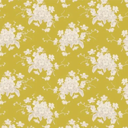 TD100590 White Flower Sour Yellow, Sunday Brunch by Tilda