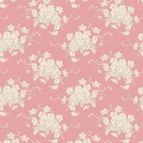 TD100591 White Flower Pink, Sunday Brunch by Tilda