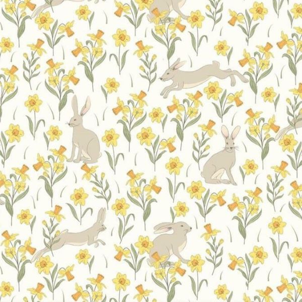 3602-01 Spring Field Spring Hare by The Craft Cotton Co