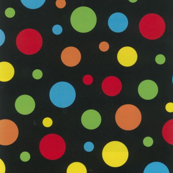 77820 Spot On Col.101 Black by Nutex Fabrics
