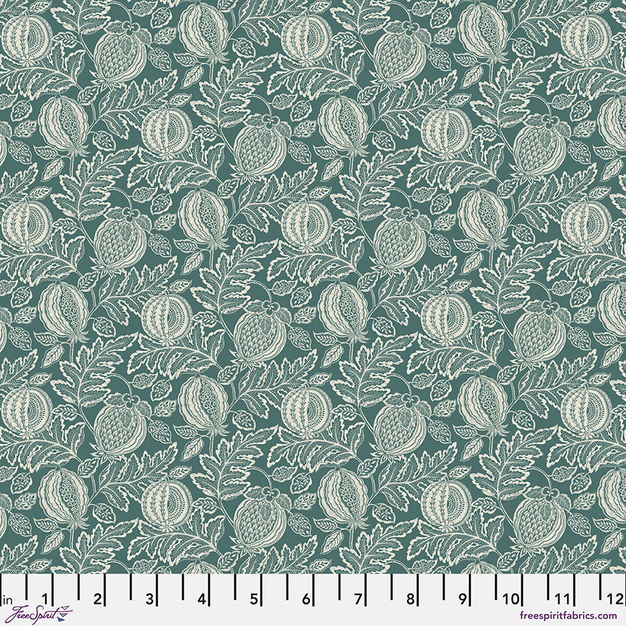PWSA081.TEAL Tonal Cantaloupe, Caspian by Sanderson