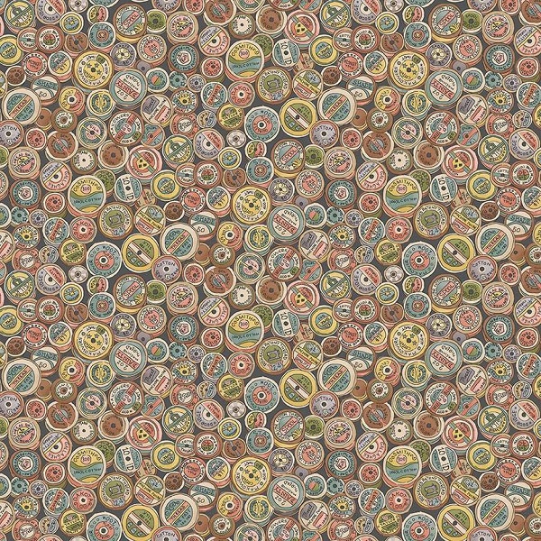 133_S Spool Grey, Atelier by Makower