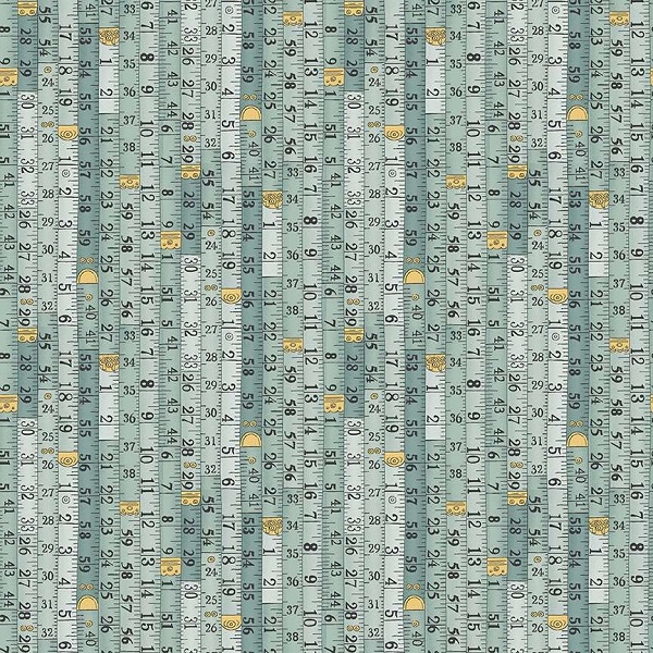 136_B Measurements Blue, Atelier by Makower