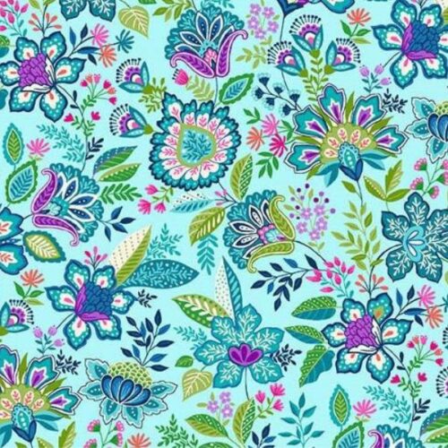 147_B Botanical – Blue Tropica by Makower