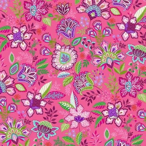 147_P Botanical – Pink Tropica by Makower