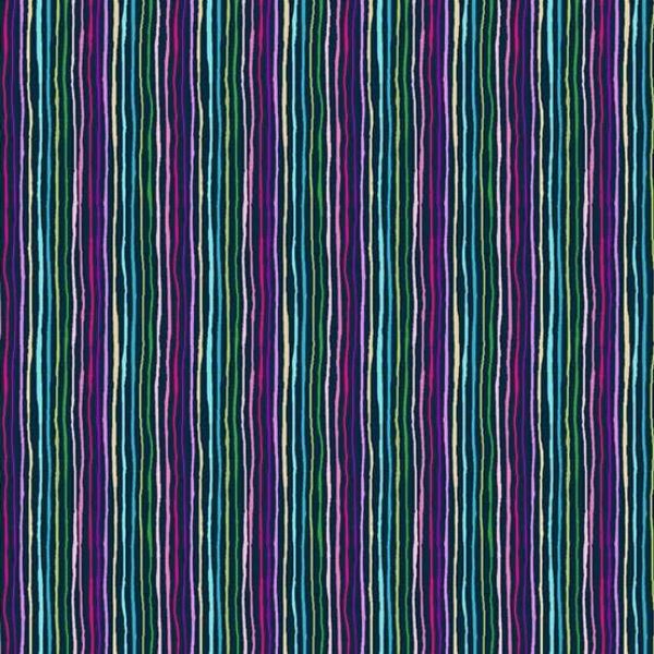 153_B Stripe – Blue, Tropica by Makower
