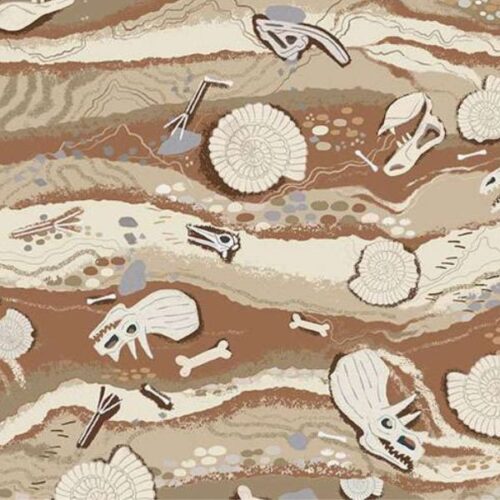 164_Q Strata – Cream, Prehistoric by Makower