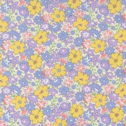 23370 22 Bouncy Floral Pastel, 30s Playtime by Linzee Kull McCray