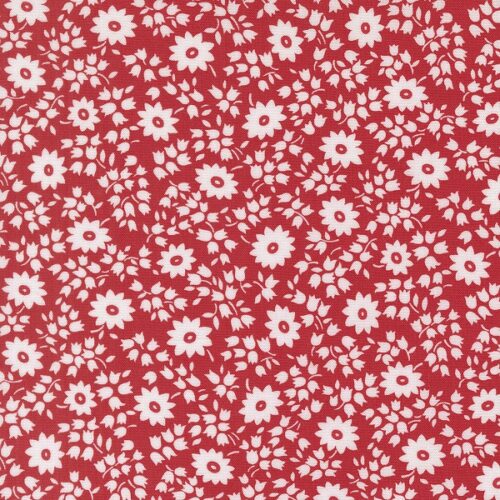 23372 14 Perky Posies Scarlet, 30s Playtime by Linzee Kull McCray