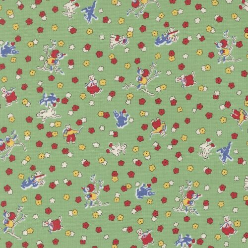 23373 16 Frolicking Friends Aloe, 30s Playtime by Linzee Kull McCray