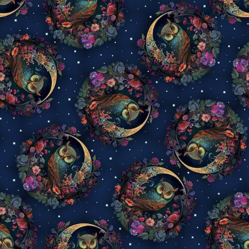 3549-79 Owl, Night Garden by Blank Quilting