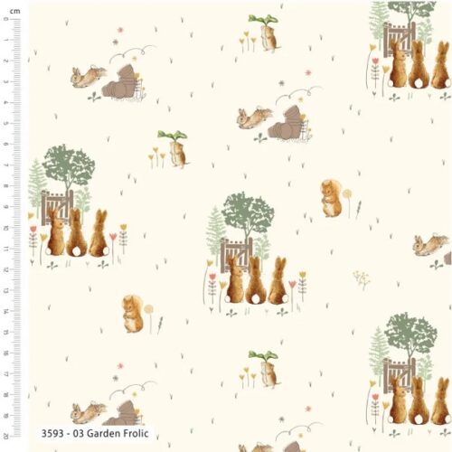 3593-03 Garden Frolic Make + Believe Meadow Tails