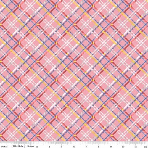 C16651 Pink Plaid, Simple Pleasures Riley Blake