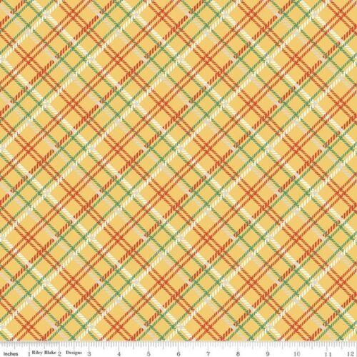 C16651 YELLOW Plaid Simple Pleasures Riley Blake