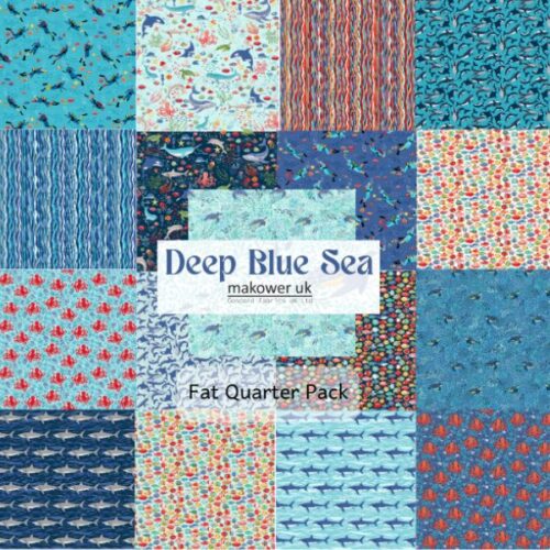 Fat Quarter Pack Deep Blue Sea