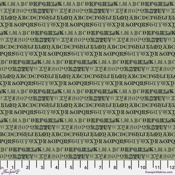 PWTH264.GREEN Typography, Palette Green by Tim Holtz