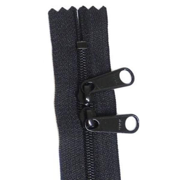 ATZ24BLAC 24" Black Zipper Double Slide