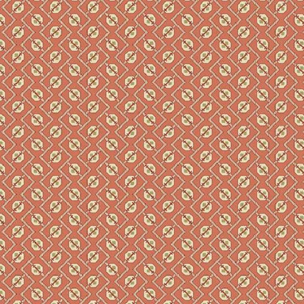 10077_R Plow Coral, Farmer's Daughter by Edyta Sitar