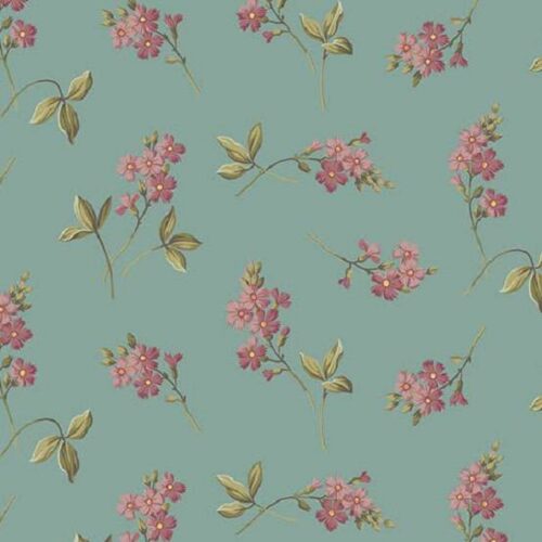 10092_B Cornflower Spanish Moss, Farmer's Daughter by Edyta Sitar