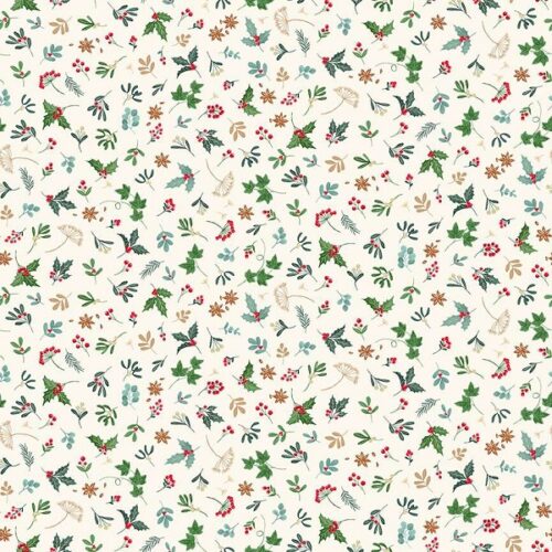 105_Q Sprig Cream, Good Tidings by Makower