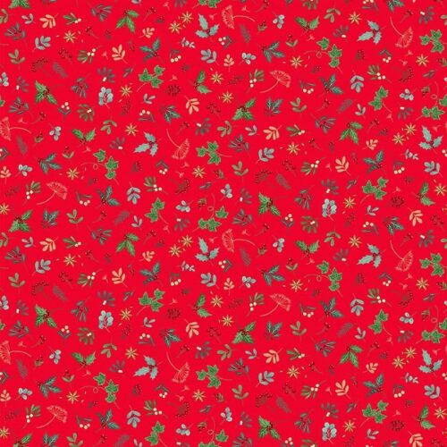 105_R Sprig Red, Good Tidings by Makower