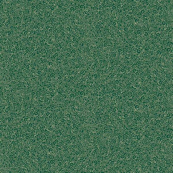 109_G Scroll Green, Good Tidings by Makower