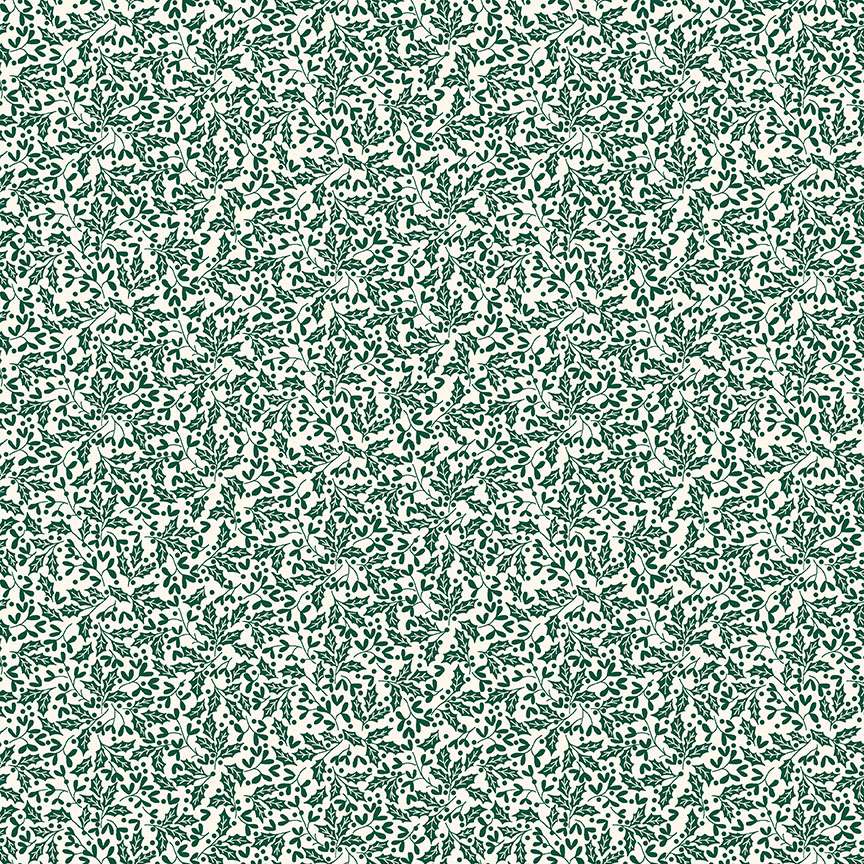 114_G Holly Green, Scandi by Makower