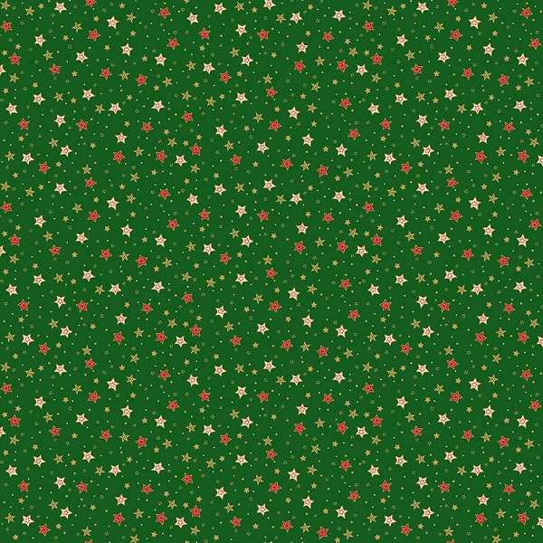 125_G Sparkle Green, Jolly St Nick by Makower