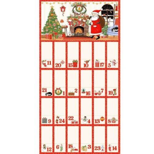 128_1 Advent Panel, Jolly St Nick by Makower