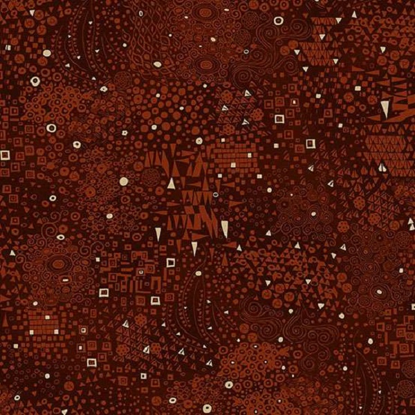 157_V Engraved Brown, Golden by Makower