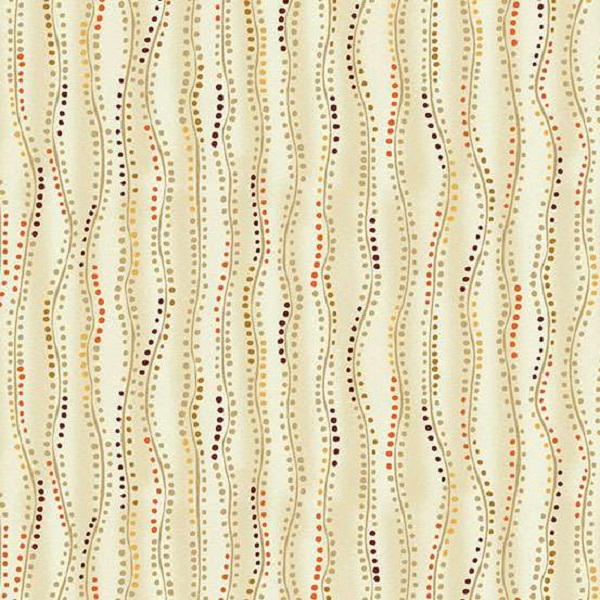 161_Q Stripe Cream, Golden by Makower